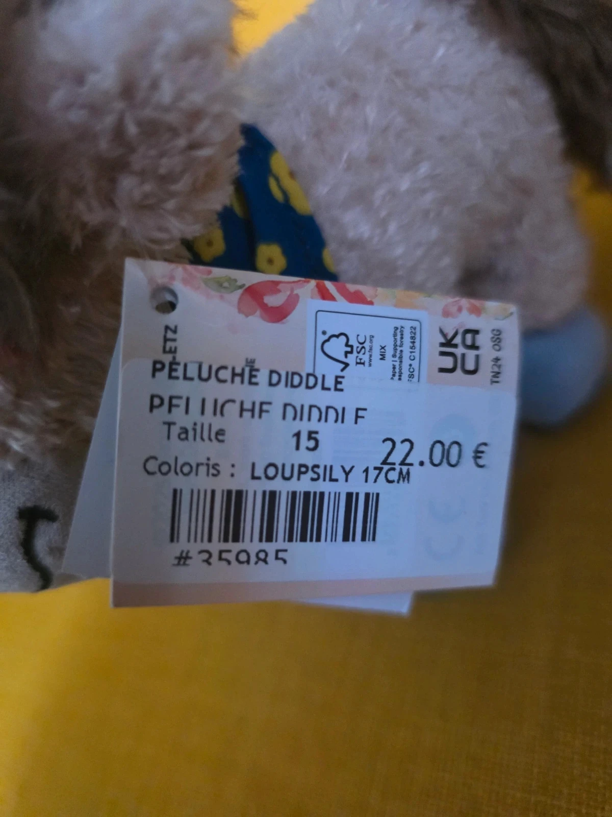 Loupsily tamanho 17cm coleção Diddl 2025 – photo 5
